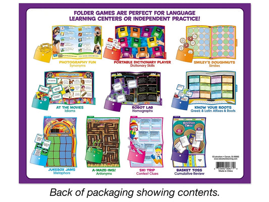 Vocabulary Folder Game Library - Gr. 4-5 - US 7334