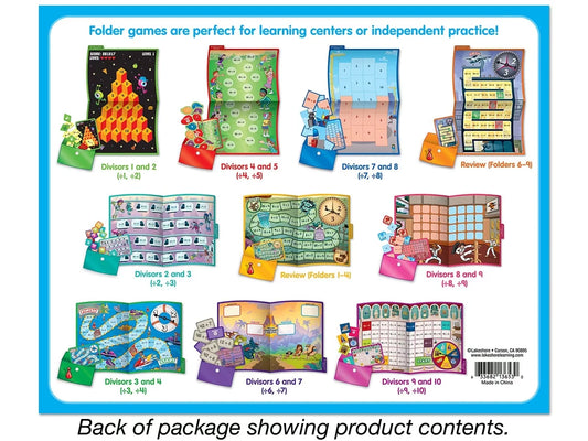 Division Facts Folder Game Library - Gr. 3-5 - US 8342