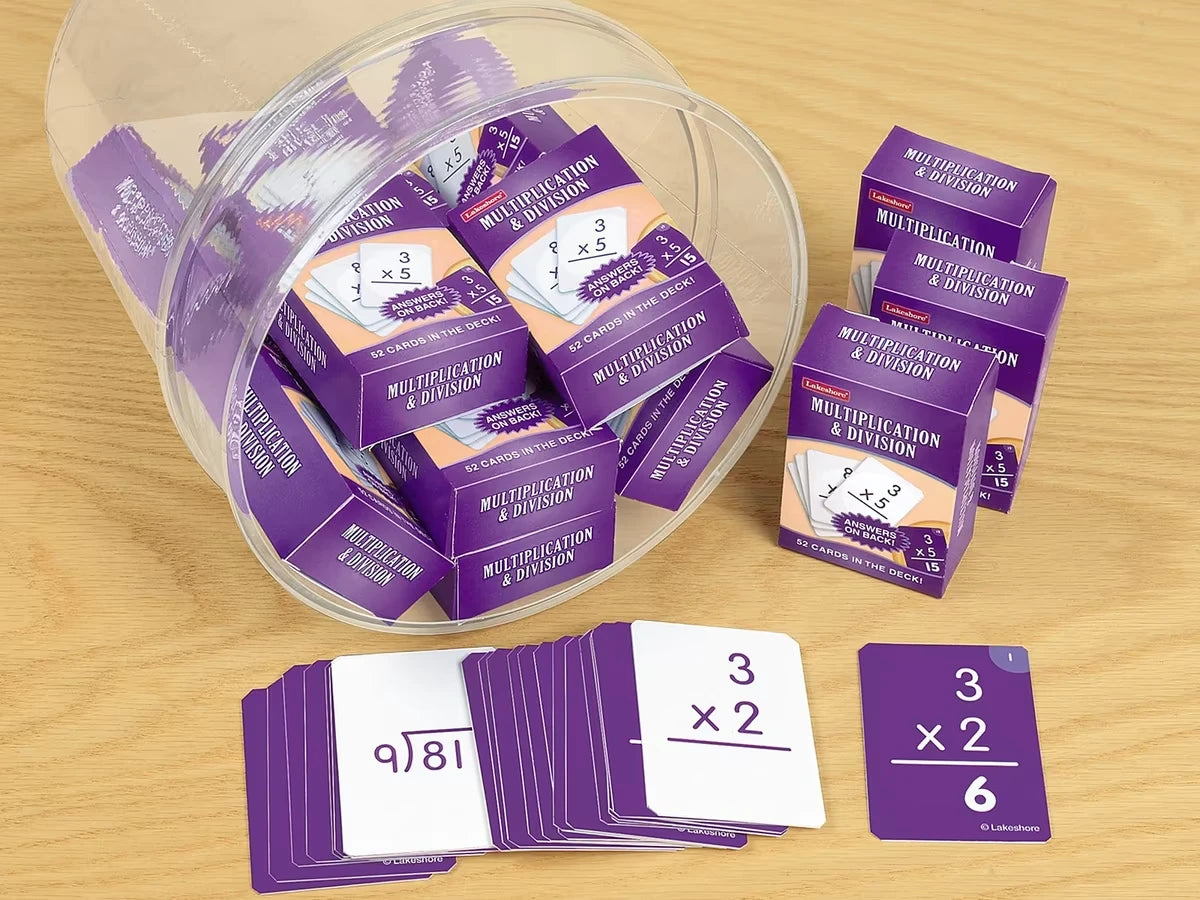 Multiplication & Division Practice Cards - US 7043