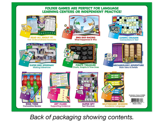 Reading Informational Text Folder Game Library - Gr. 4-5 - US 6067