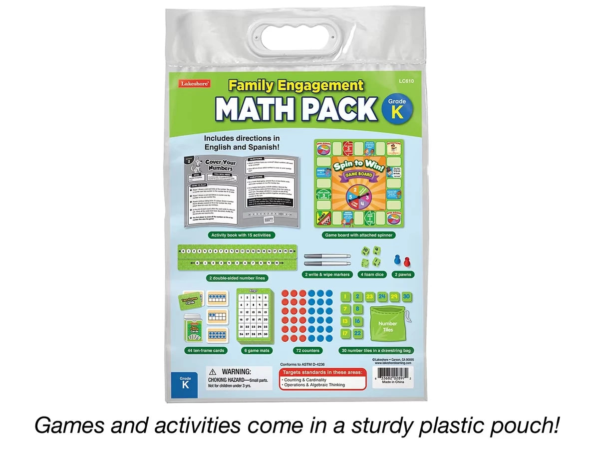 Family Engagement Math Pack - Kindergarten - US 8207