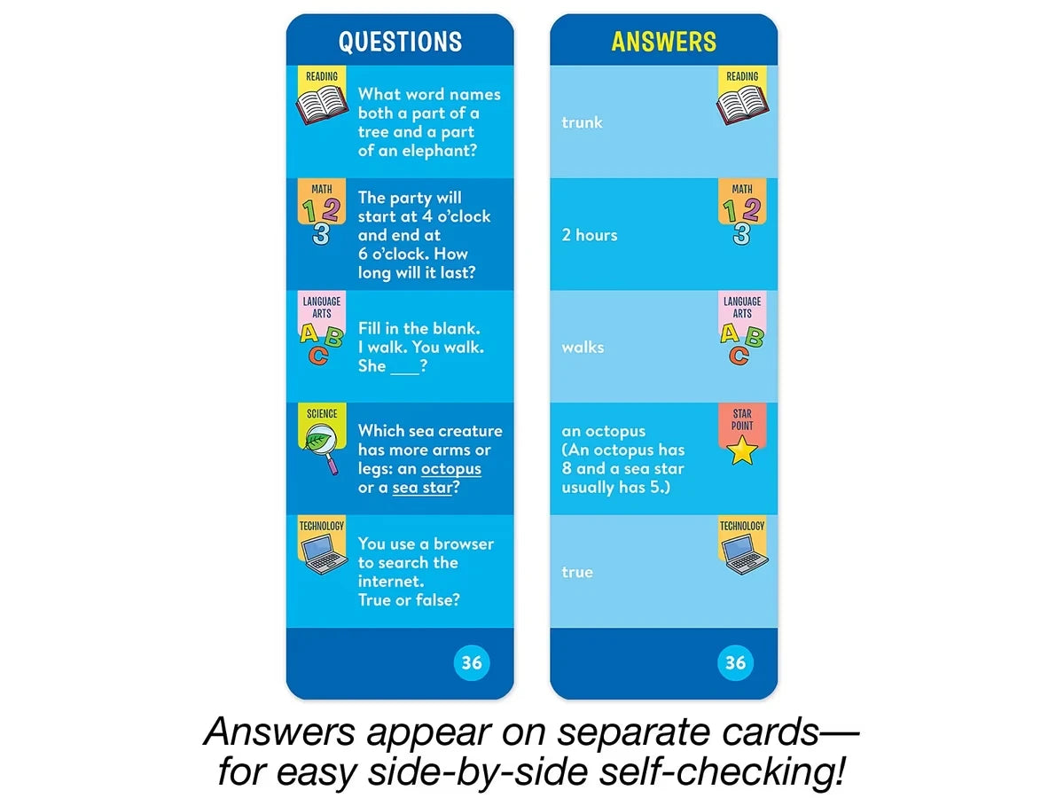 Brain Quest Challenge Cards - Gr. 1 - US 1736
