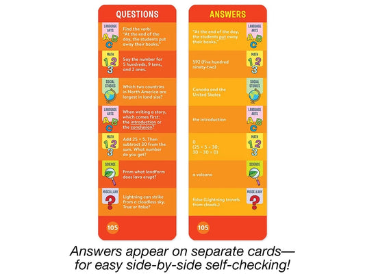 Brain Quest Challenge Cards - Gr. 2 - US 7749