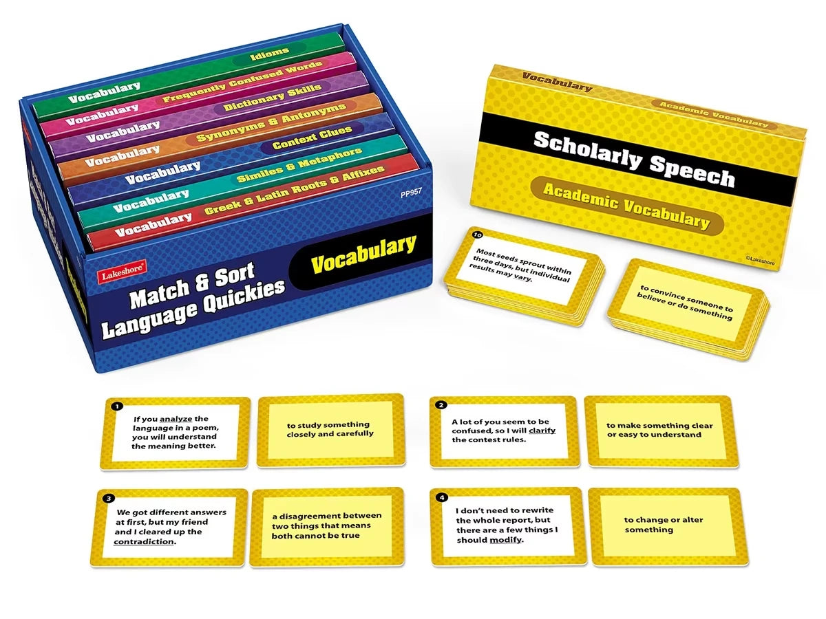 Match & Sort Vocabulary Quickies - Gr. 4-5 - US 2538