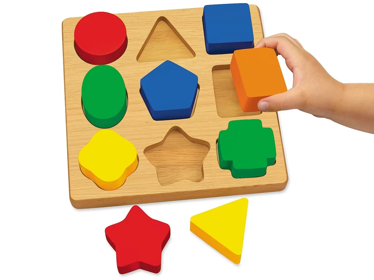 Simple Shapes Puzzle Board - US 9657