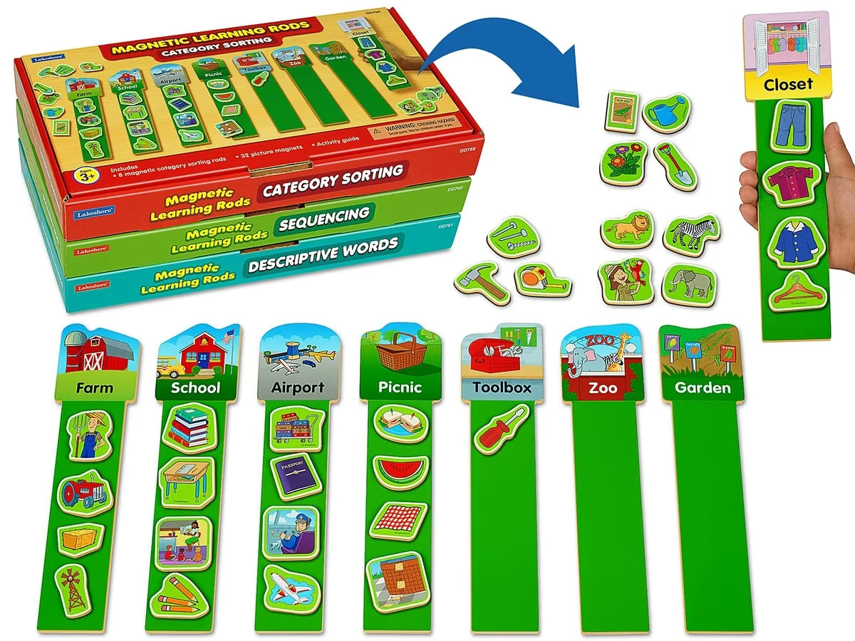Magnetic Language Rods - Complete Set - US 2458