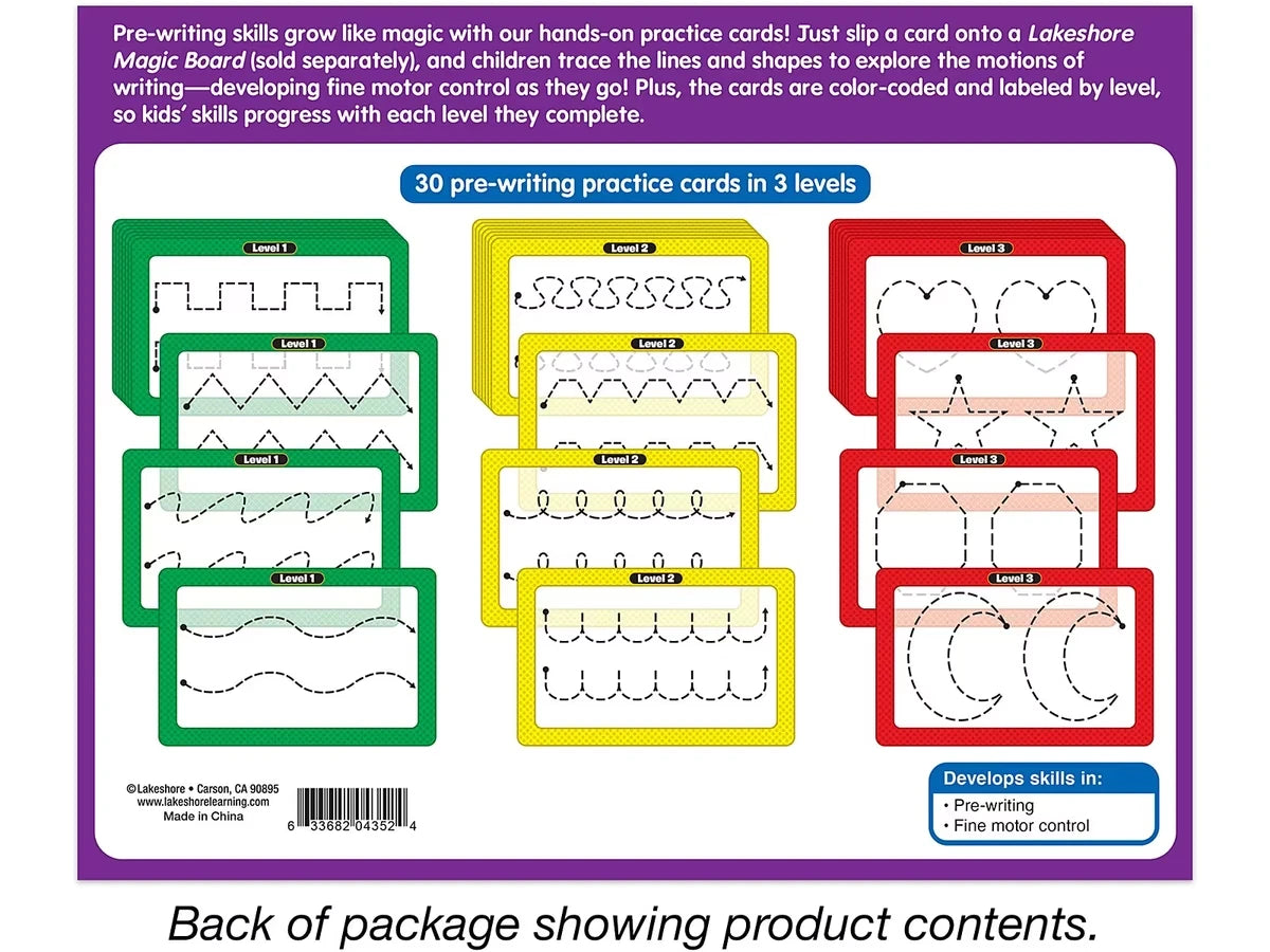 Magic Board Pre-Writing Practice Cards - US 5808