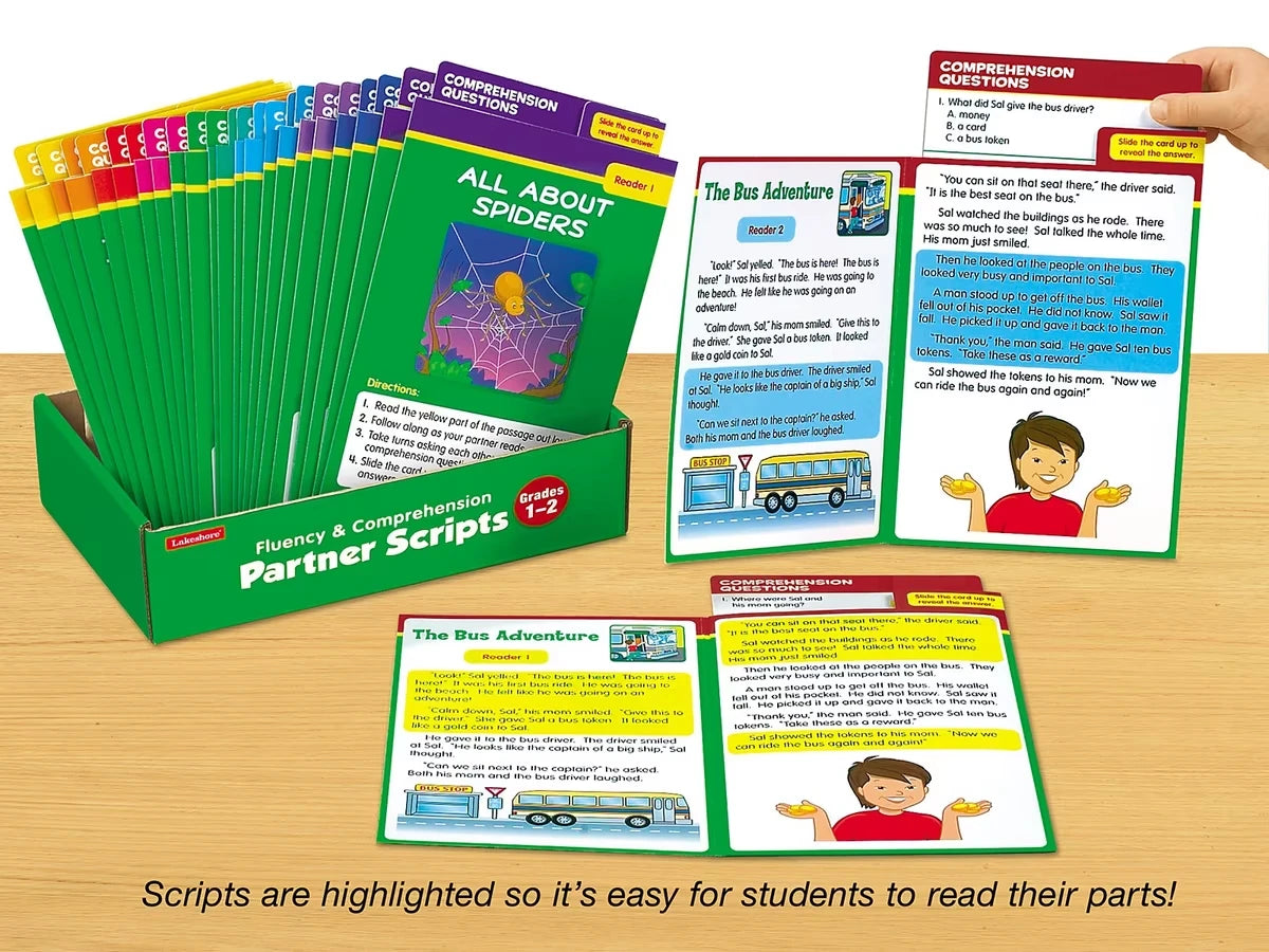 Fluency & Comprehension Partner Scripts - Gr. 1-2 - US 4980