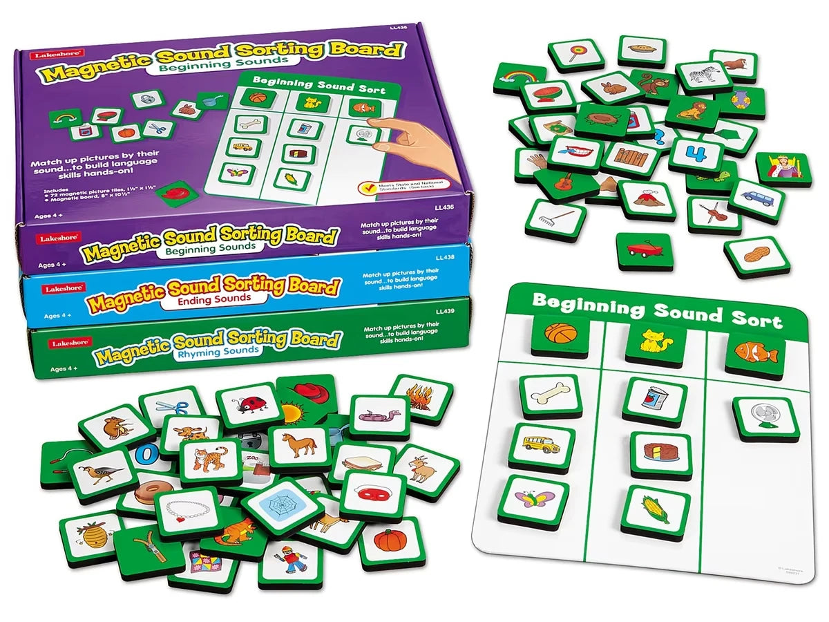 Magnetic Sound Sorting Boards - Complete Set - US 2034