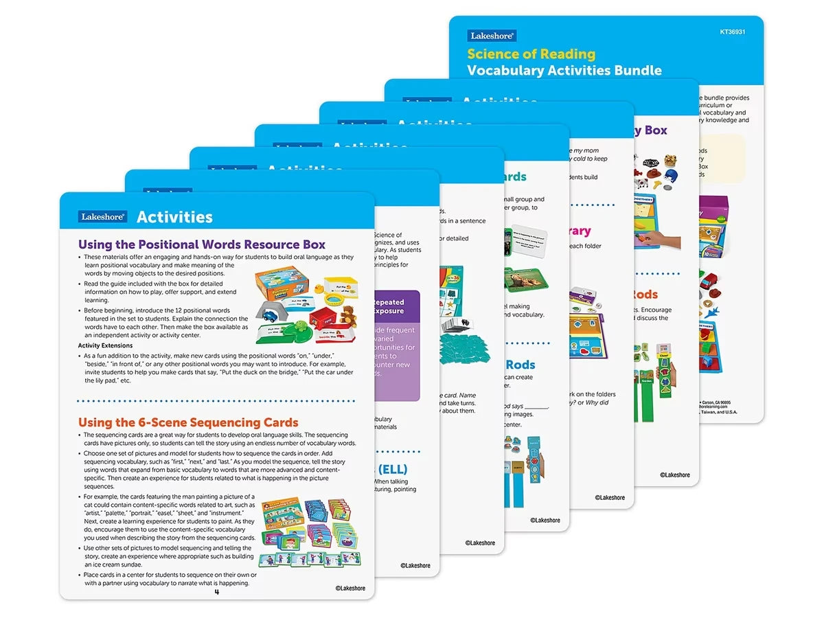 Science of Reading Vocabulary Activities Bundle - K - US 4463