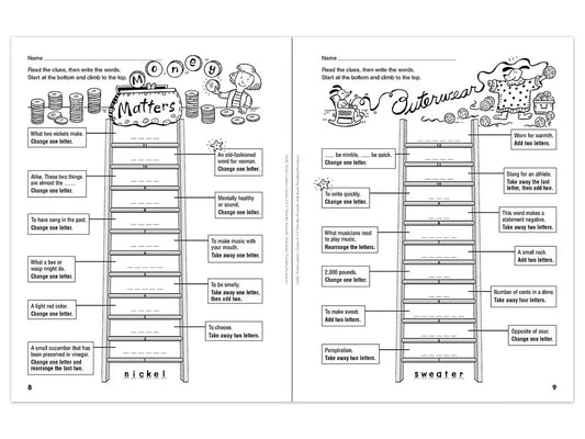 Daily Word Ladders Workbook - Gr. 4-6 - US 9444