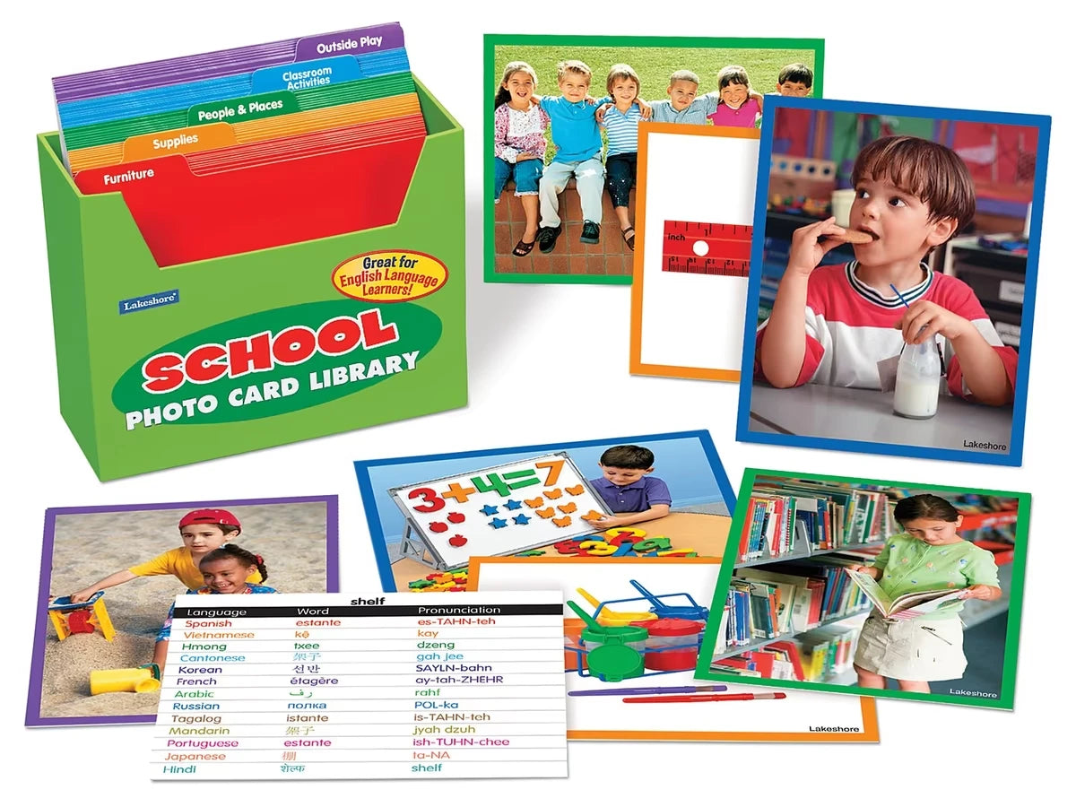 School Vocabulary Development Photo Card Library - US 4825