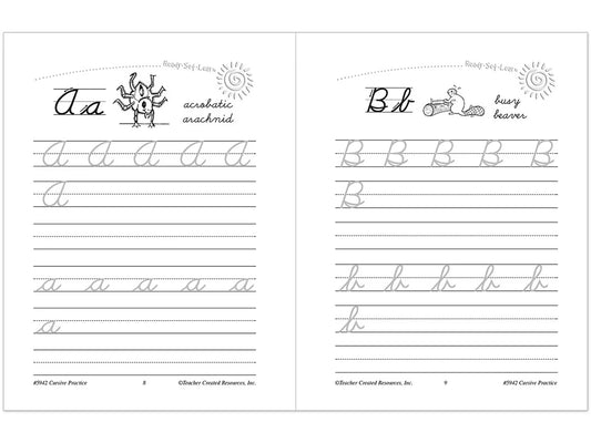 Cursive Writing Practice Workbook - US 5881