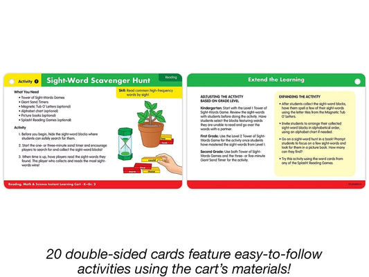 Reading, Math & Science Instant Learning Cart - K-Gr.2 - US 2936