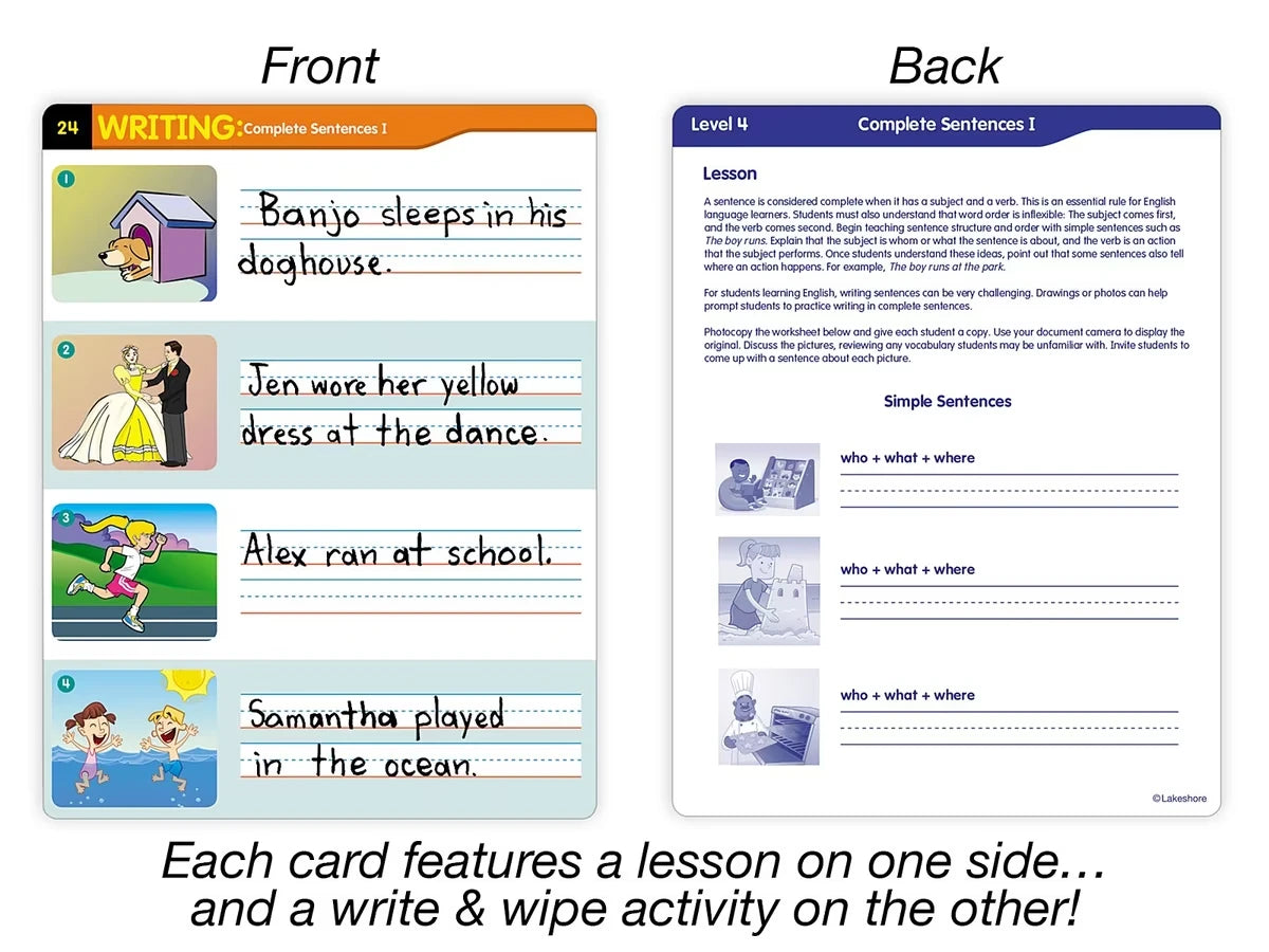 English Language Development Activity Cards - Level 4 - US 8437