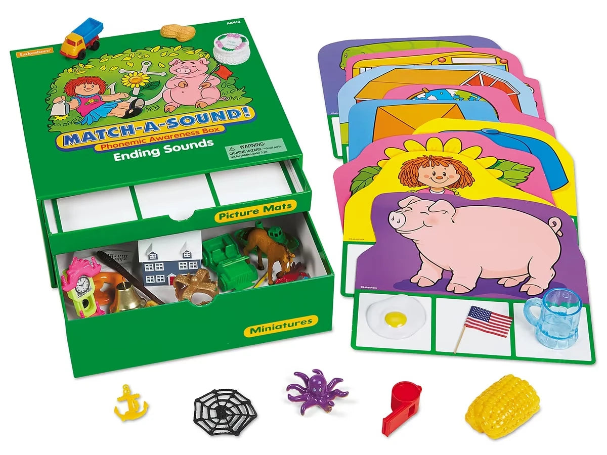 Ending Sounds Phonemic Awareness Box - US 9014