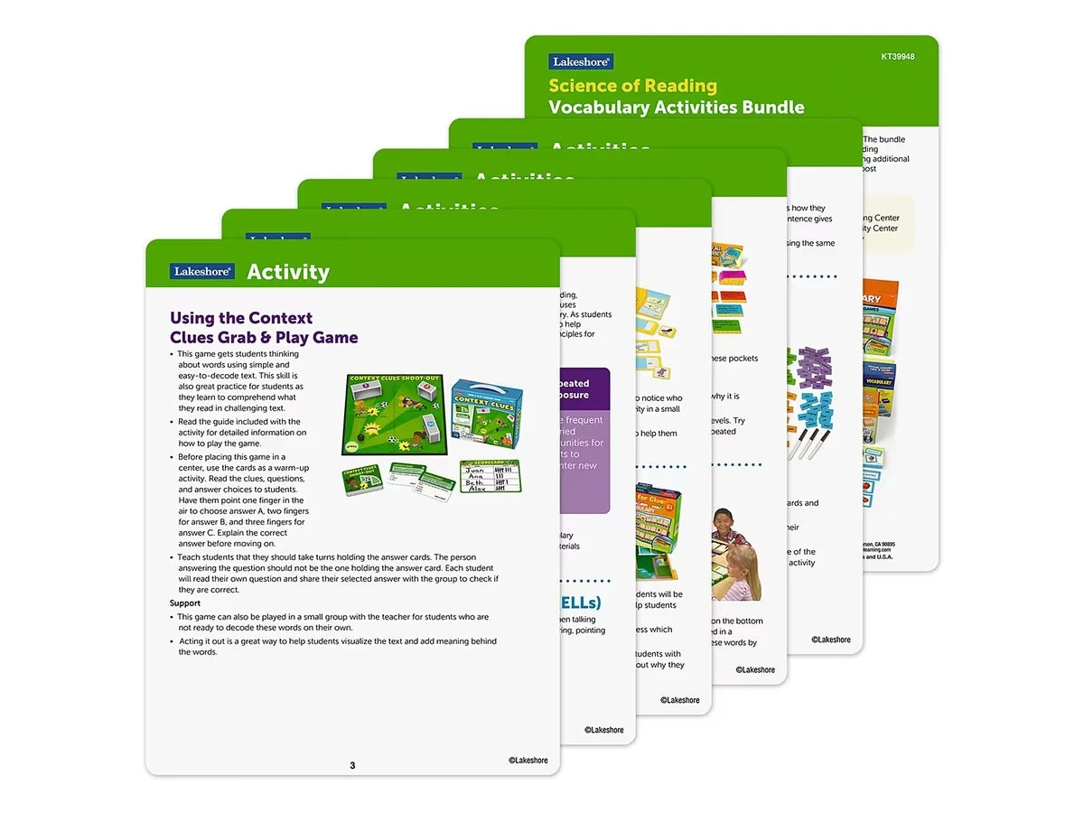 Science of Reading Vocabulary Activities Bundle - Gr. 1-2 - US 7940