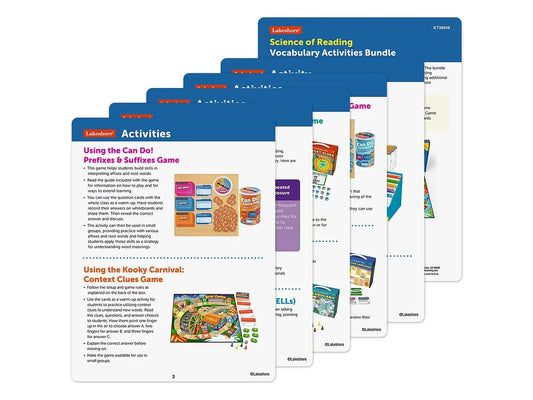 Science of Reading Vocabulary Activities Bundle - Gr. 3-4 - US 7209