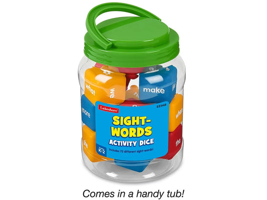 Sight-Words Giant Activity Dice - US 8018