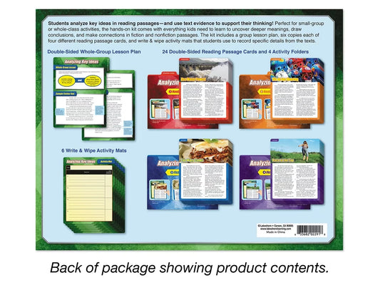 Analyzing Key Ideas Finding Evidence Kit - Gr. 4-5 - US 8701