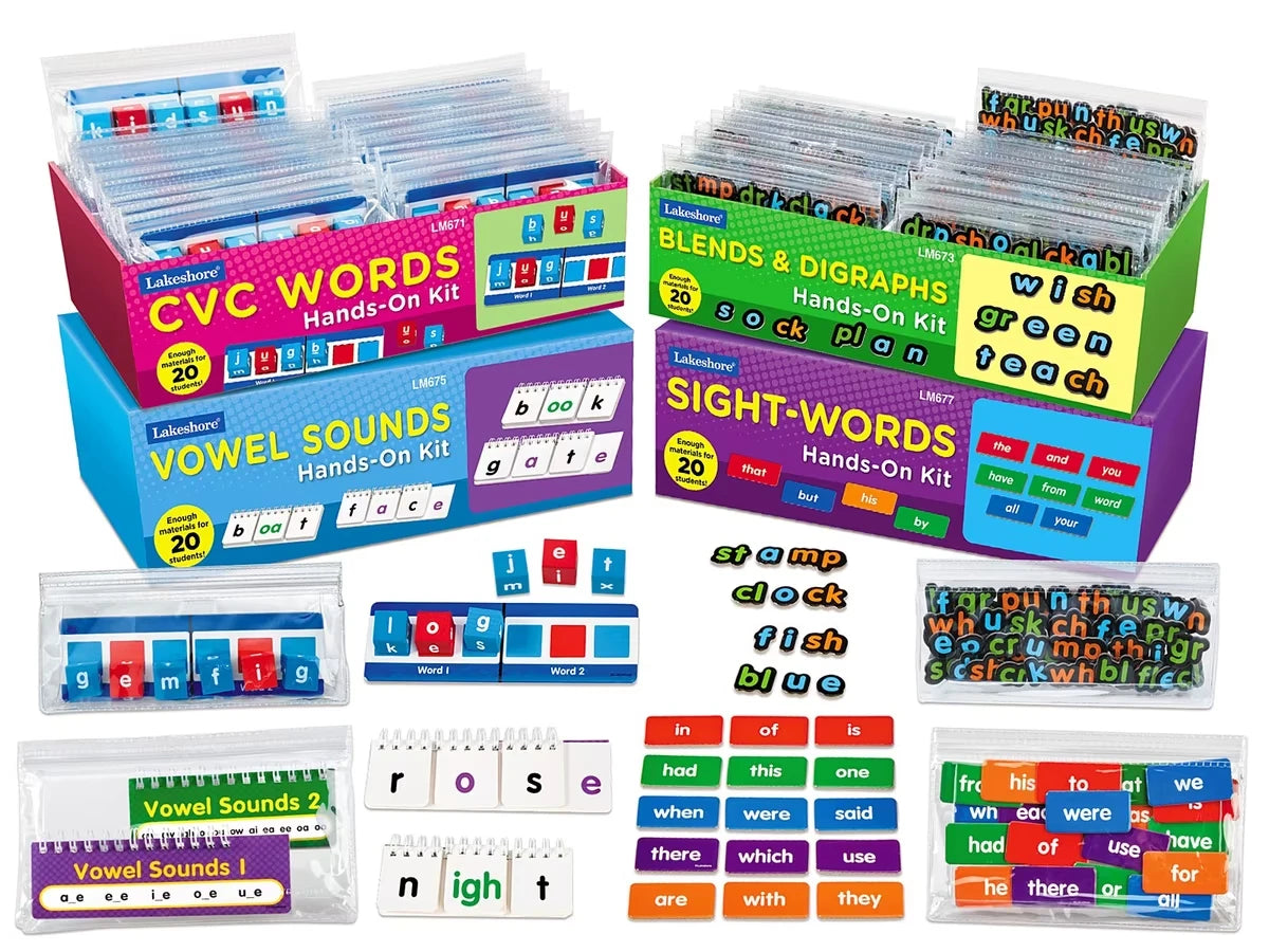 Hands-On Reading Skills Teaching Kits - Complete Set - US 4945