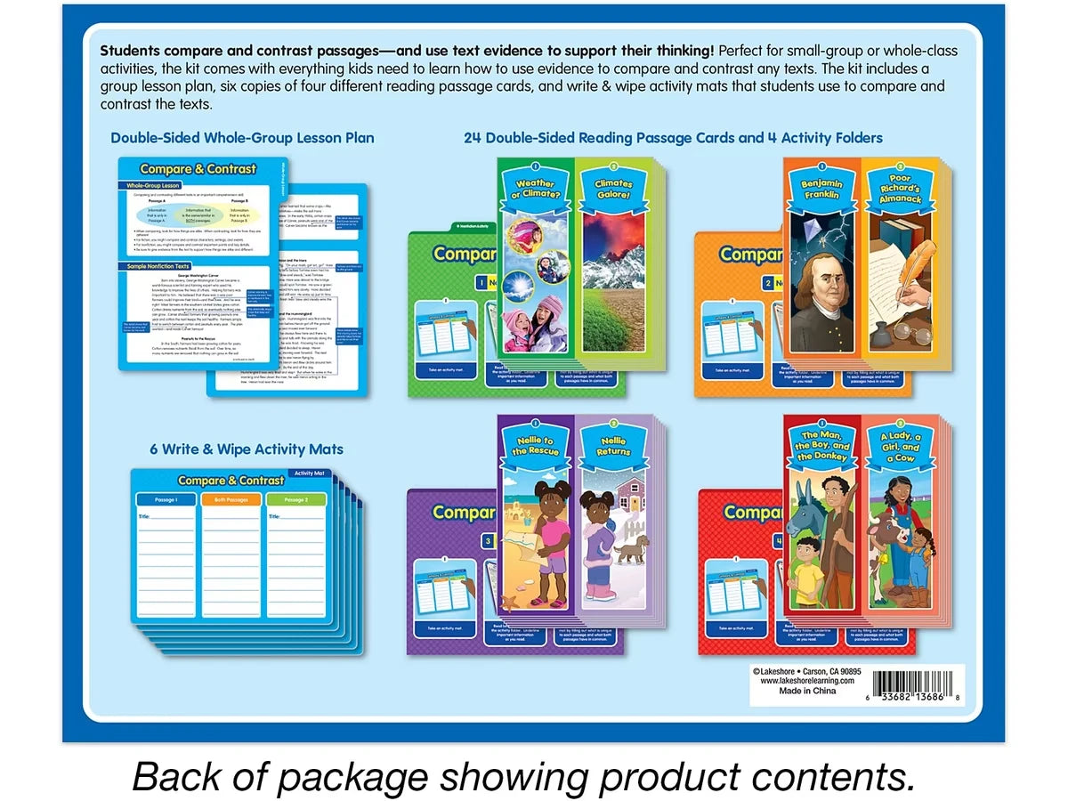 Compare & Contrast Finding Evidence Kit - Gr. 2-3 - US 1309