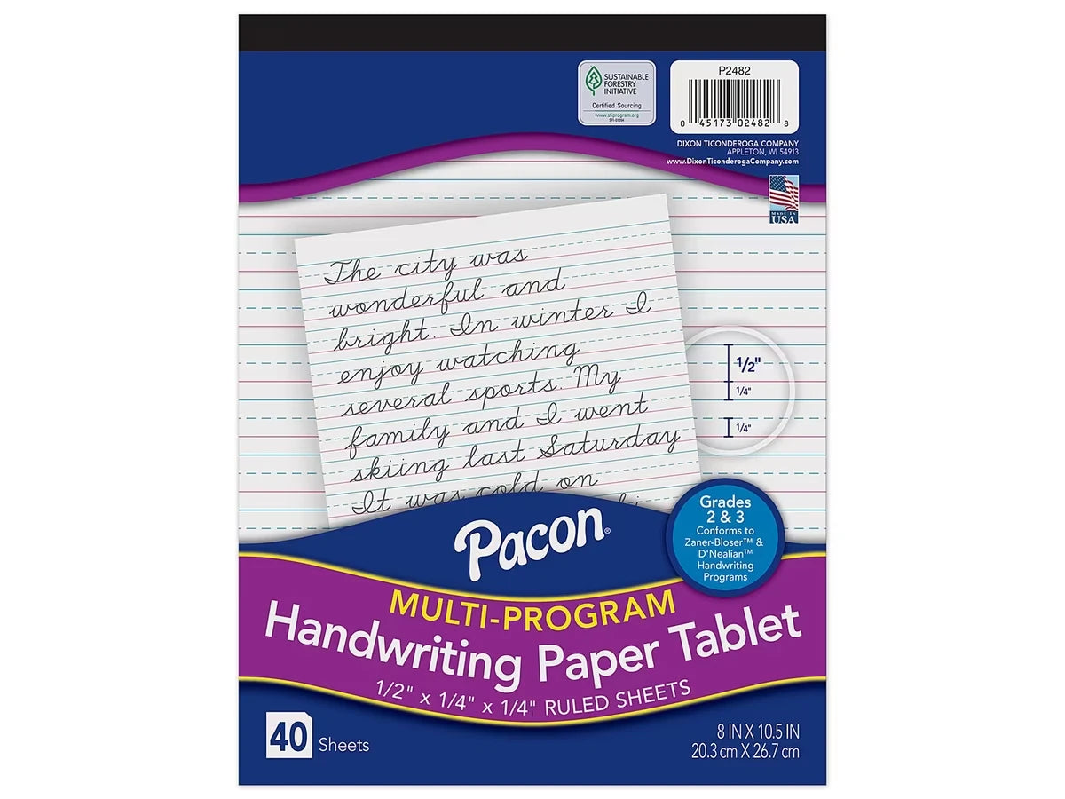 Handwriting Tablet - Gr. 2-3 - US 6512