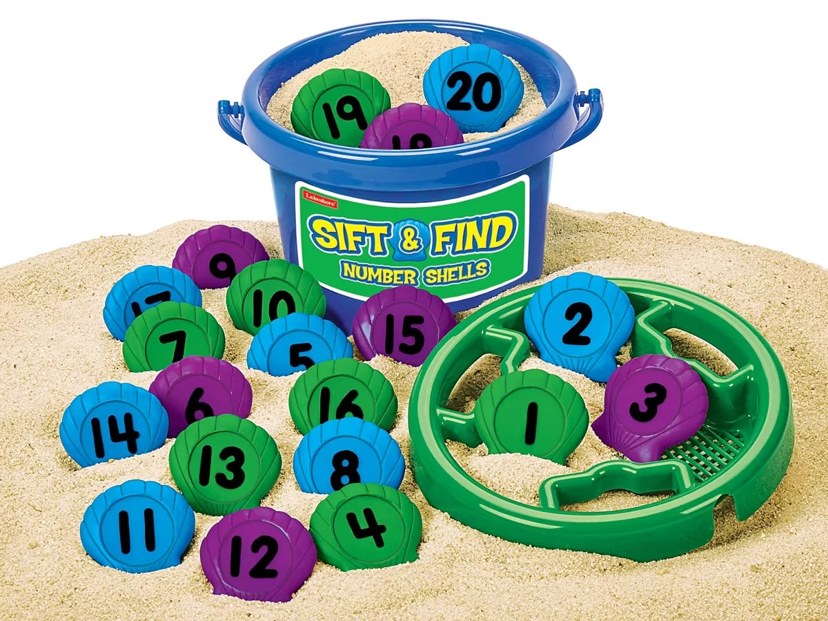 Sift & Find Number Shells - US 8254