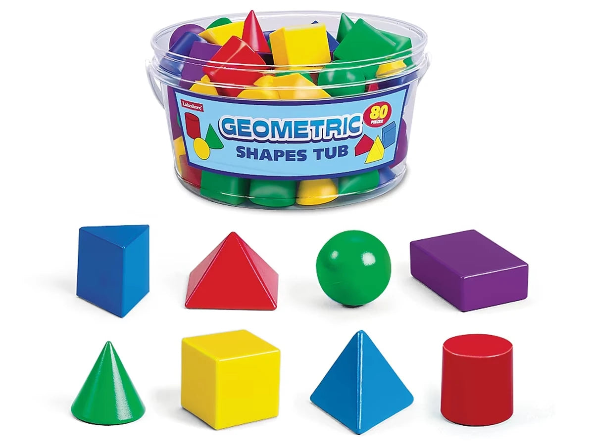 3-D Geometric Shapes Tub - US 8420