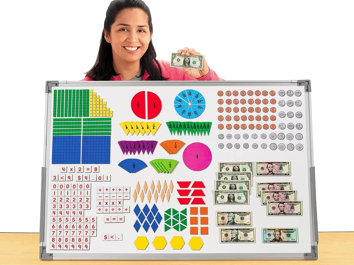 Magnetic Math Manipulatives Library - US 3644