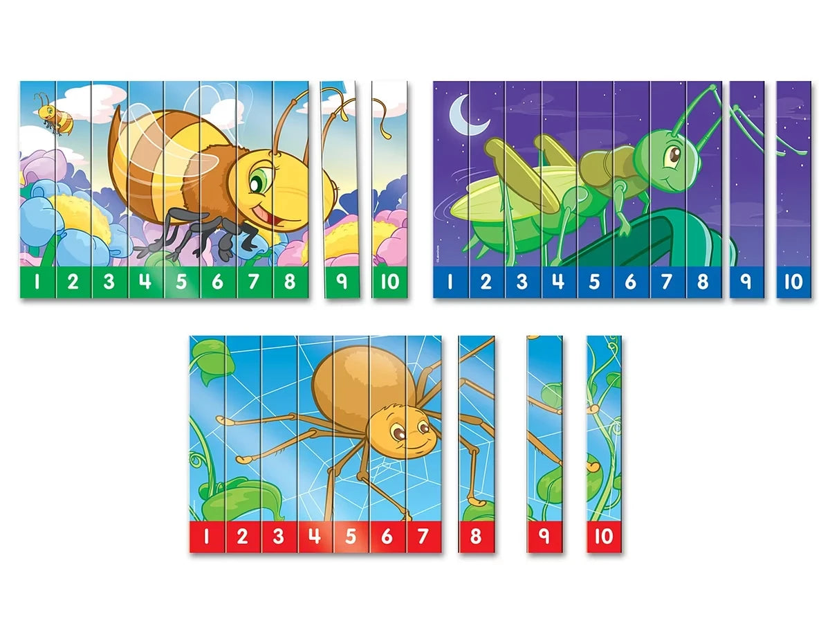Sequencing Numbers 1-10 Puzzles - Set of 3 - US 5343