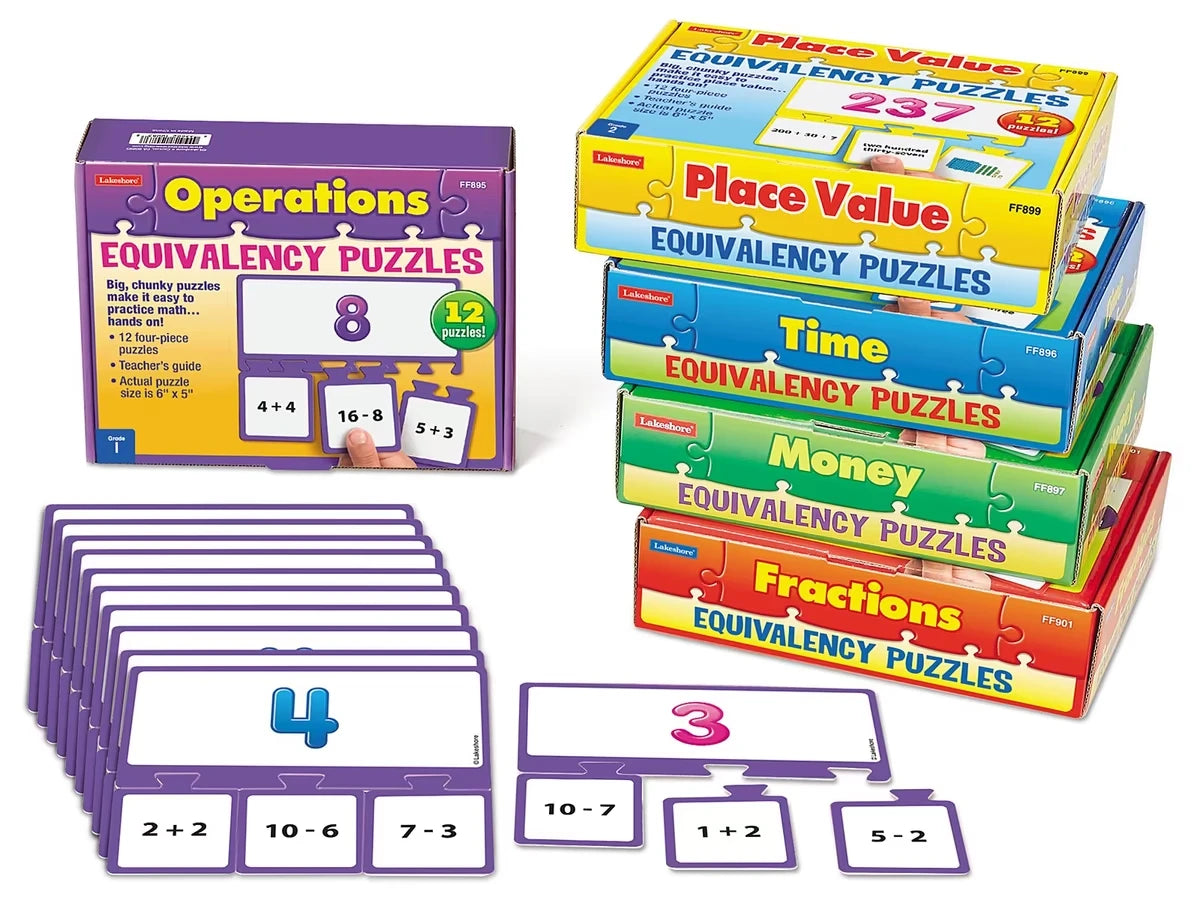 Math Equivalency Puzzles - Complete Set - US 8403