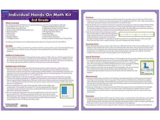 Individual Hands-On Math Kit – Gr. 3 - US 7723
