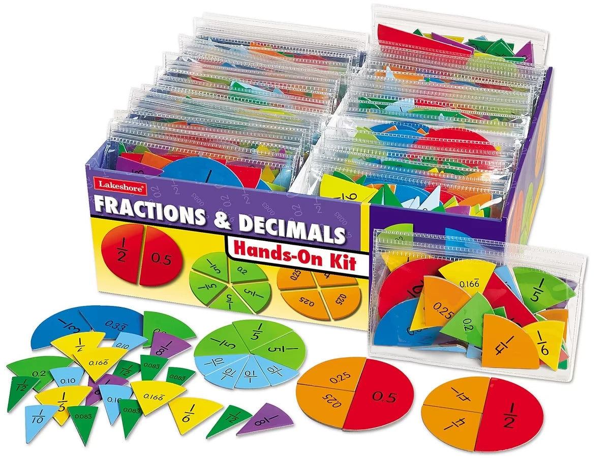 Fractions & Decimals Hands-On Teaching Kit - US 2003