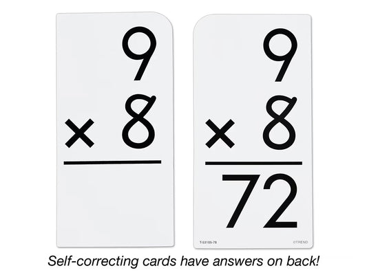 Multiplication 0-12 Flash Cards- 91 Cards - US 2520