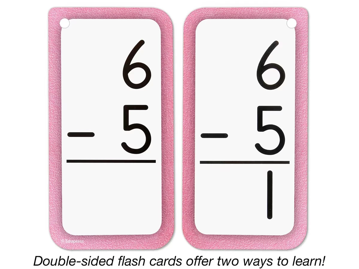 Subtraction All Facts 0-12 Flash Cards - US 9293