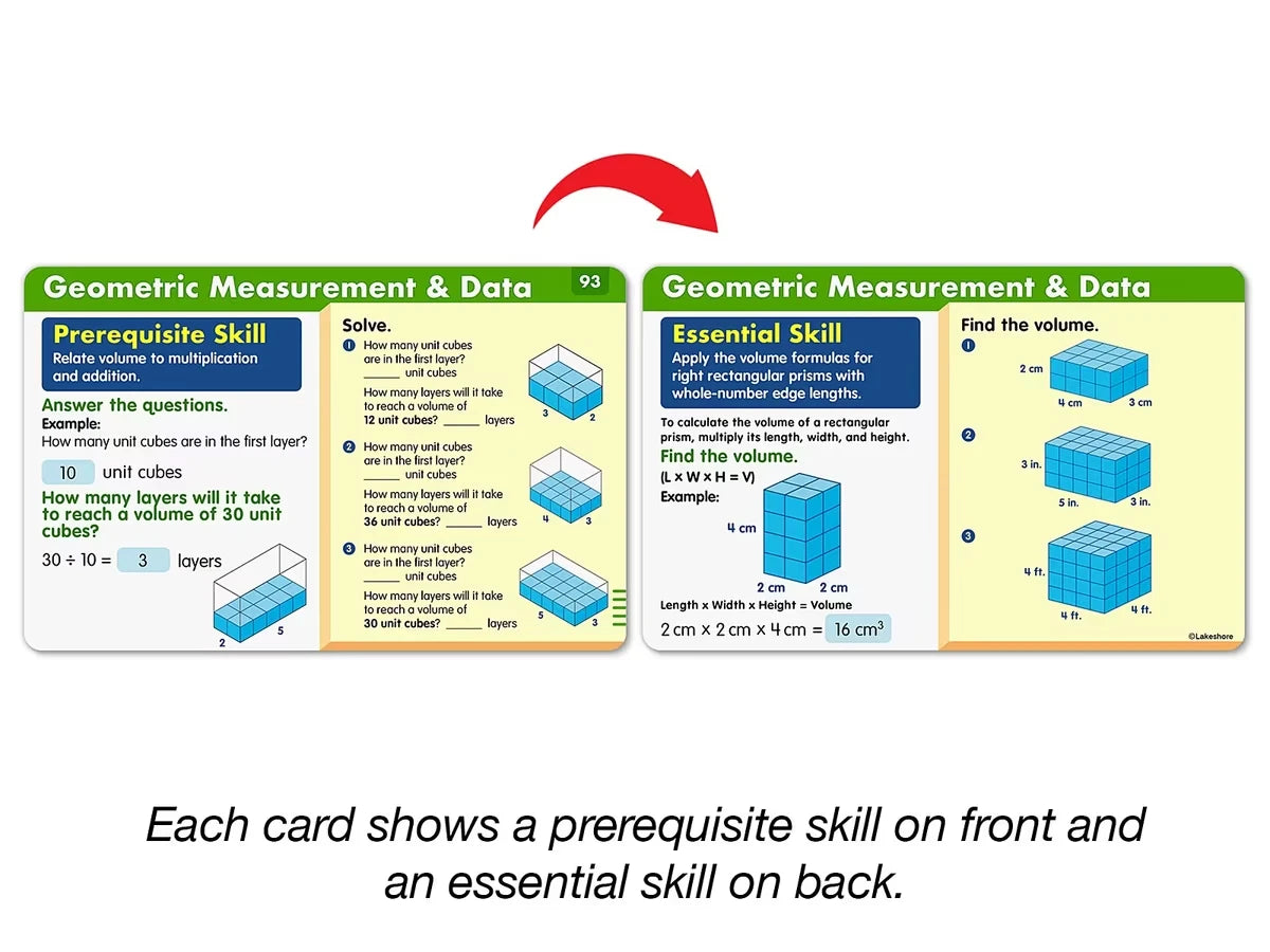 Bridge the Gap! Math Practice Cards - Gr. 5 - US 4140