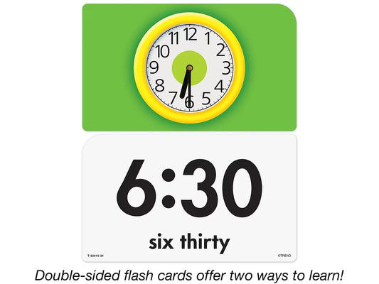 Telling Time Pocket Flash Cards - US 9180