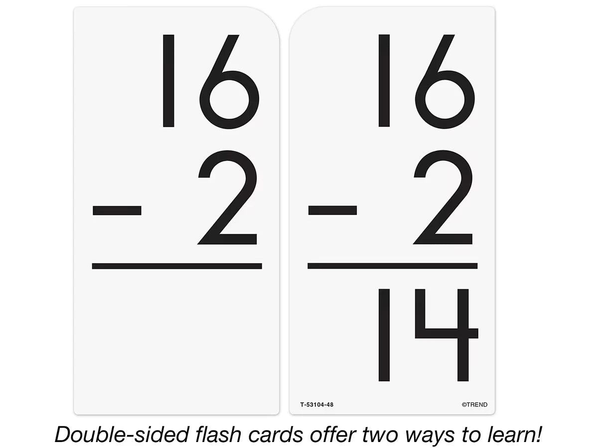 Subtraction 13-18 Flash Cards - US 3455