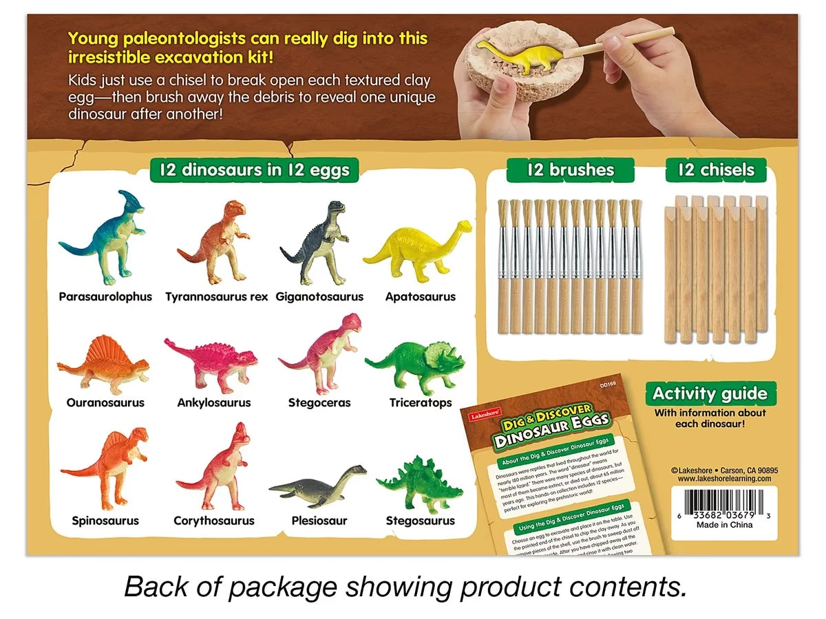 Dig & Discover Dinosaur Eggs - US 5358