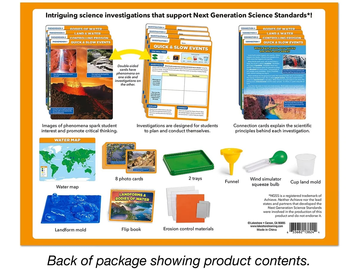 Meet the Standards Landforms & Erosion Kit - Gr. 2 - US 2082