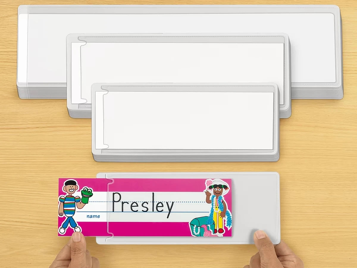 Self-Adhesive Nameplate Sleeves - Set of 12 - US 3073