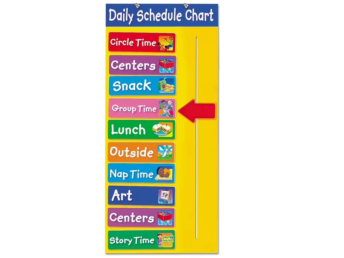 What Will We Do Today? Schedule Chart - US 9054