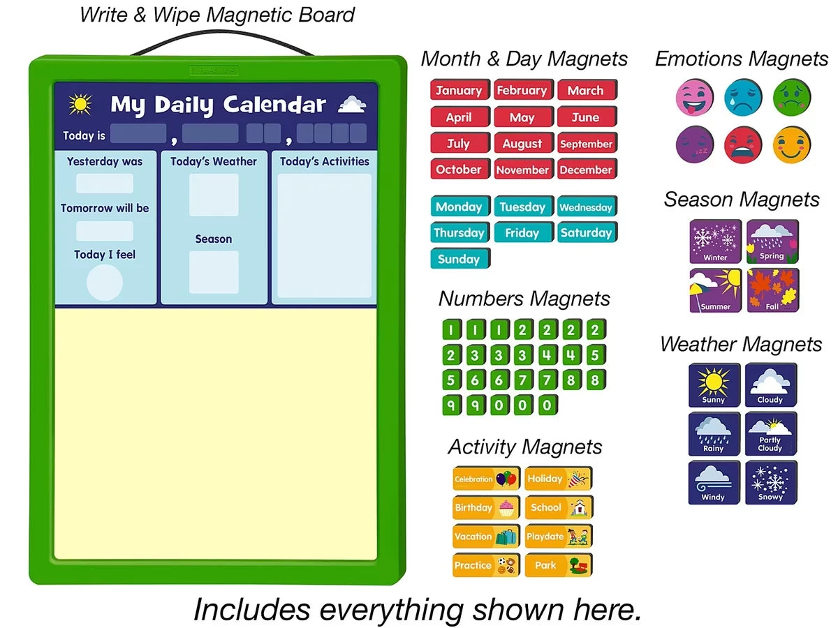 All About Today! Magnetic Calendar - US 4121