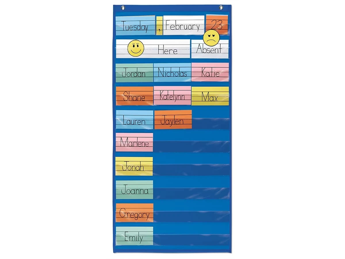 Space-Saver Pocket Chart - US 8154