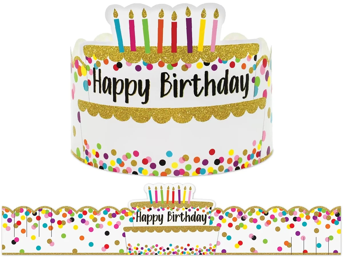 Confetti Birthday Crowns - US 7440