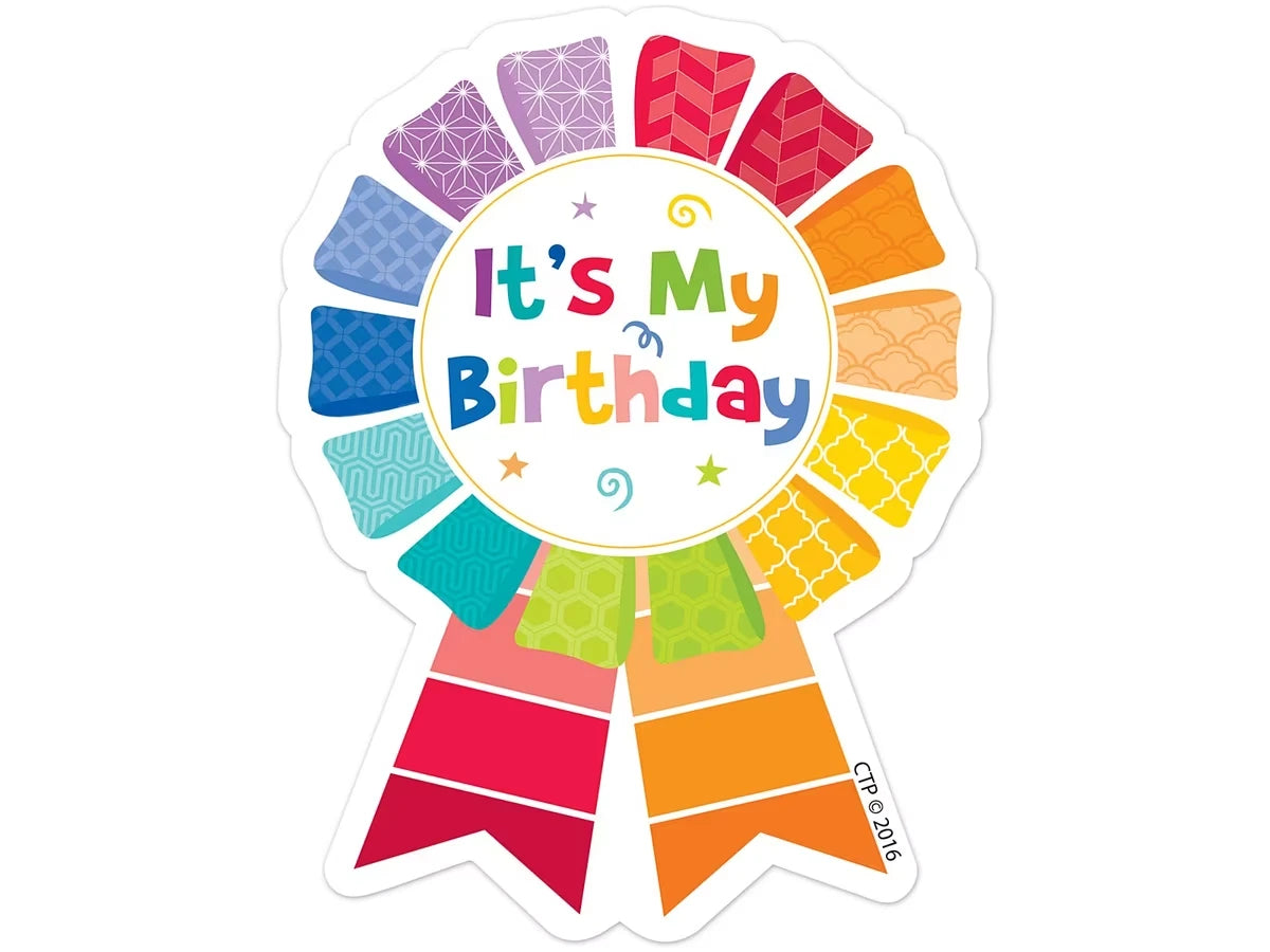 Painted Palette Birthday Badges - US 8105