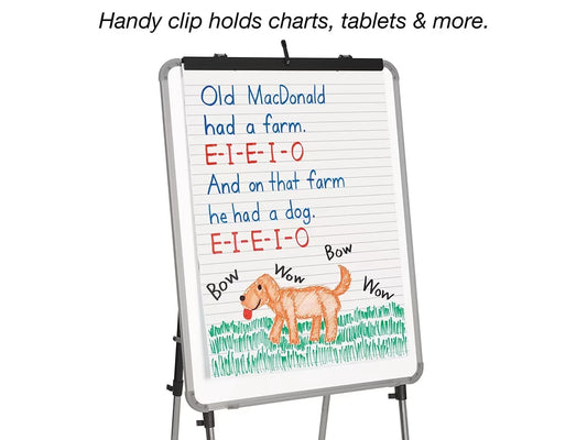 Magnetic Write & Wipe Adjustable Easel - US 9611