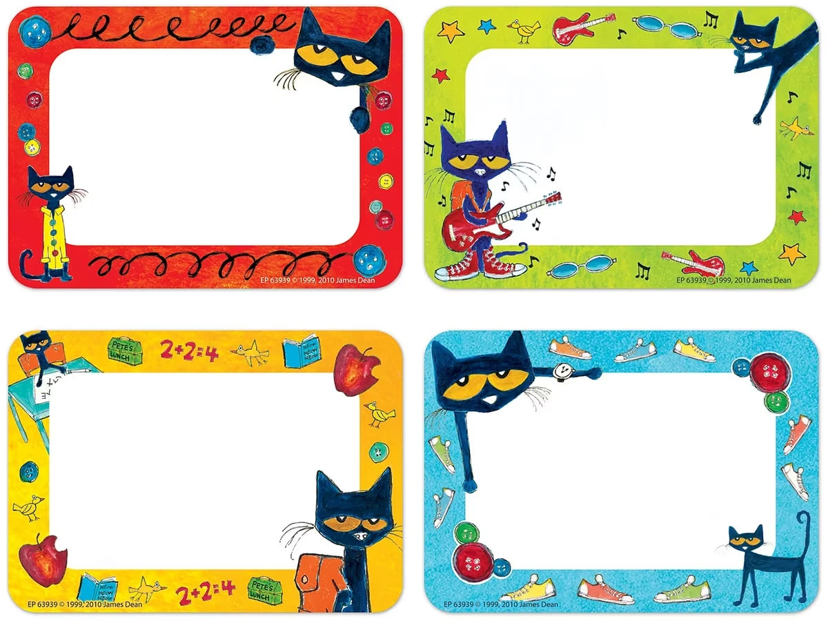 Pete the Cat® Name Tags - Variety Pack - US 5412