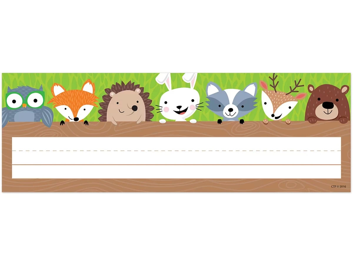 Woodland Friends Nameplates - US 9576